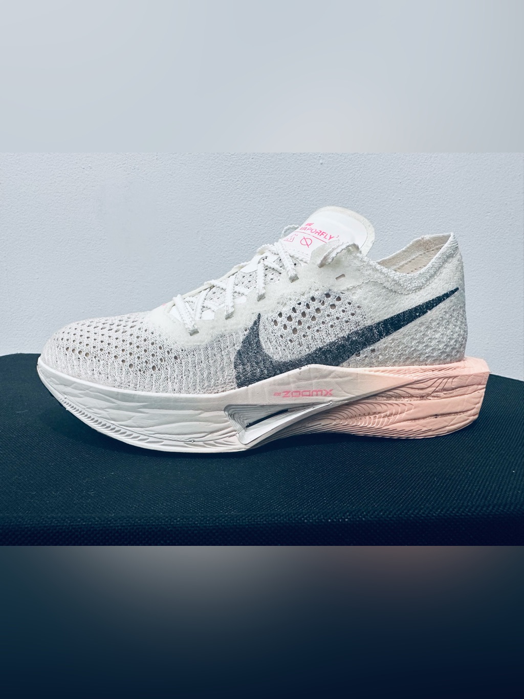 Nike Vaporfly 3 Street Conpetition White With Orange Heel Accent Size: 7.5 Women